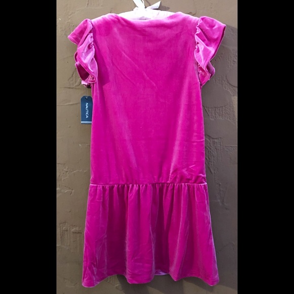 Girls NAUTICA Velvet Dresses NWT - Picture 3 of 3
